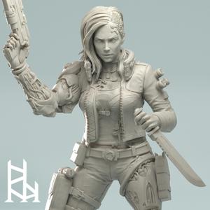 Cyberpunk Bounty Hunter