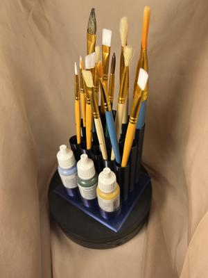 Brush and Paint Holder
