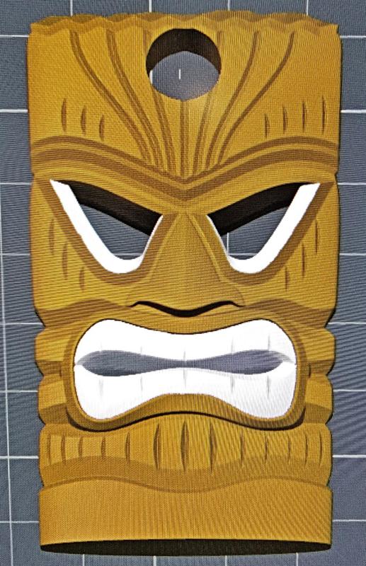 Tiki Keychain