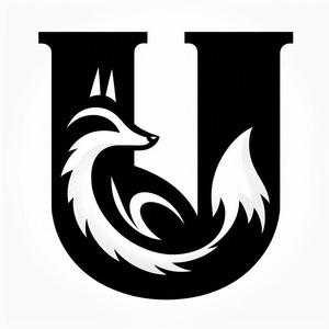 Fox alphabet: Letter U (version 2)