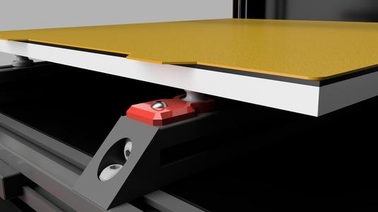 Voron 2 Bed Stopper Mount guide Holder