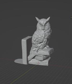 Sitting Owl BookEnd