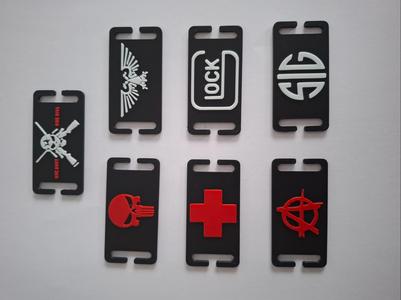 Patch logo fixation MOLLE - airsoft
