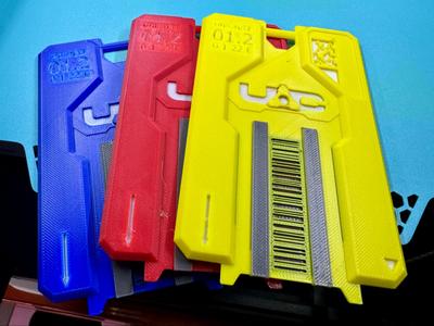 DOOM KeyCards - Red, Blue & Yellow Set