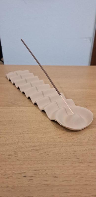wave incense holder