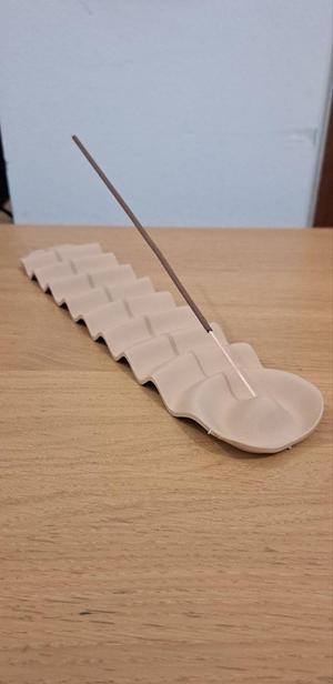 wave incense holder