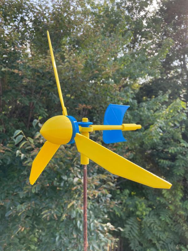 Smooth Anemometer Wind Spinner with Printed Bearings Type 2