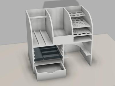 Desktop Organizer for Lab Tools