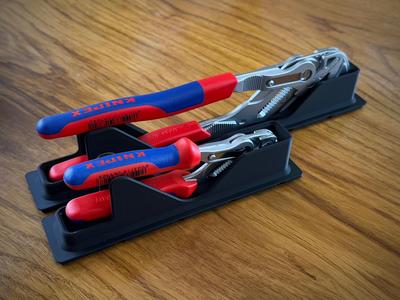 Knipex Wrench Pliers Gridfinity Bin (150mm, 250mm)