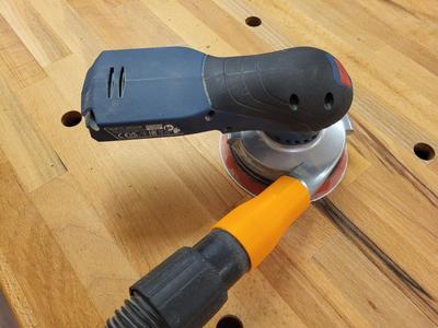 Adapter for Bosch GEX 18V-125 sander and vacuum cleaner