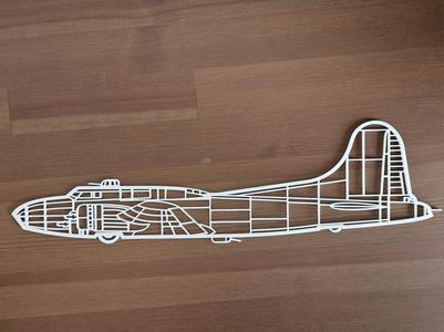 B17 Flying Fortress Wallart