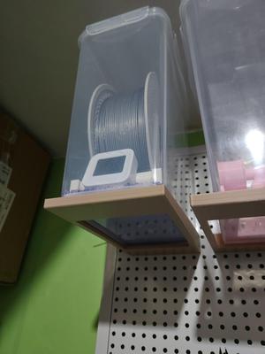 Pegboard Shelf for drybox & spool