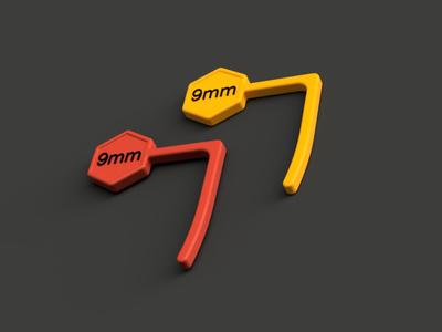 9mm Chamber/Safety Flag