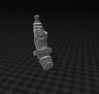 angry spark plug /bougie en colère