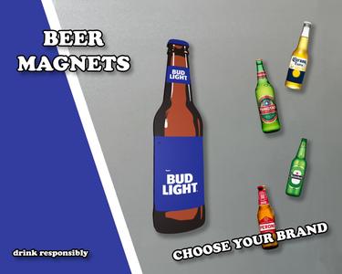 Beer magnet fridge