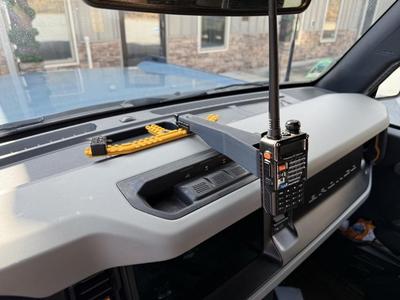 Radio Arm mount for Bronco BYOD dash