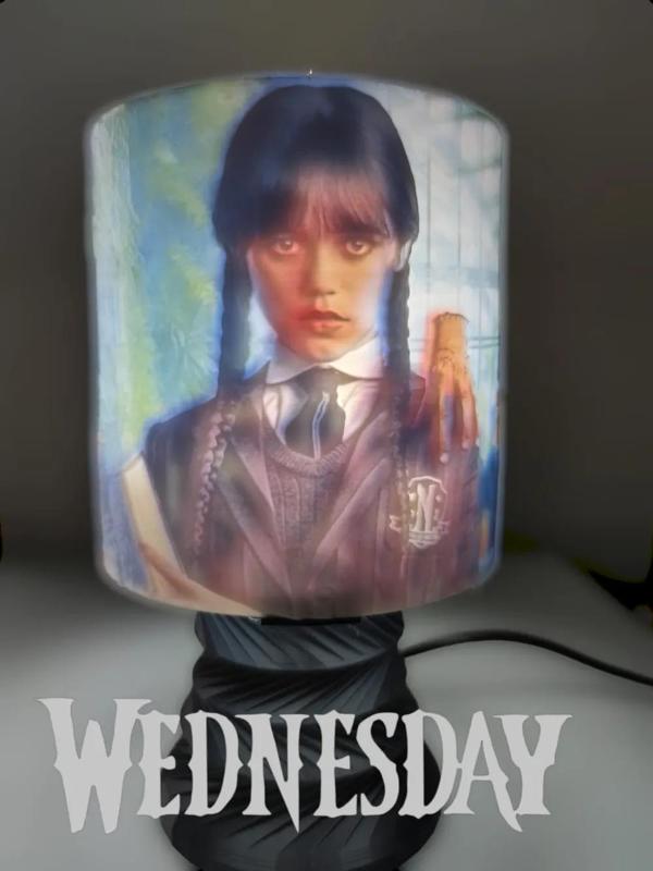 Lithophane Wednesday Addams