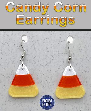 Simple Candy Corn Earrings
