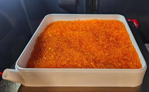 Desiccant Drying Tray w/ Lid & EZ Pour Spout + Cap
