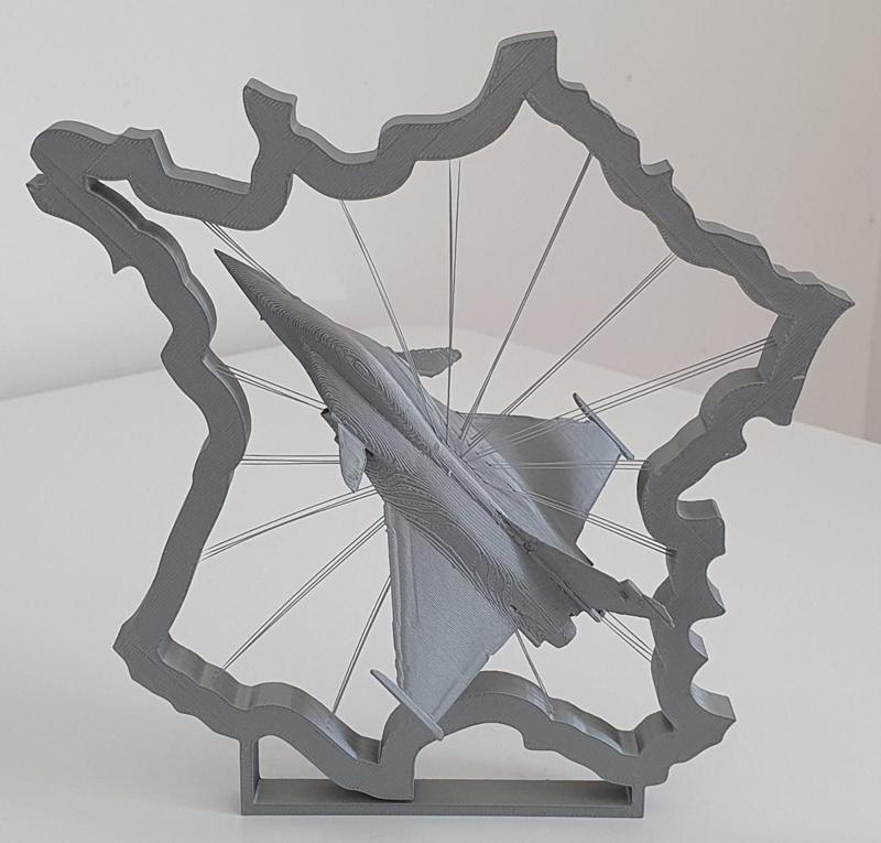 French Dassault Rafale - String Art
