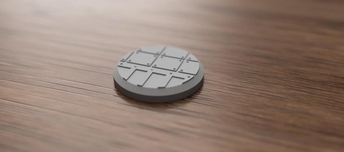 32mm Tabletop War game Base - Industrial