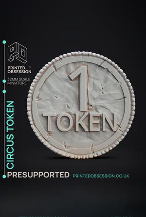 Circus Token - Circus of Horrors - Handout - PRESUPPORTED
