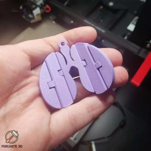 Flexi Lungs Keychain