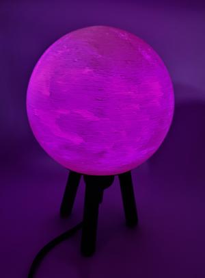 Hybrid Hanging/Desk Space Nebular Lamp