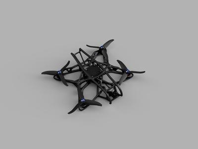 3D Printable 3-inch Drone Frame