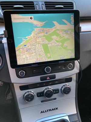 iPad Air 2 holder for the Passat B7