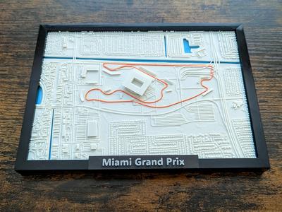 Miami Grand Prix 3D Miniature (Formula One Edition)