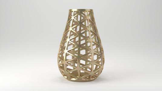 Triangle Lattice Vase