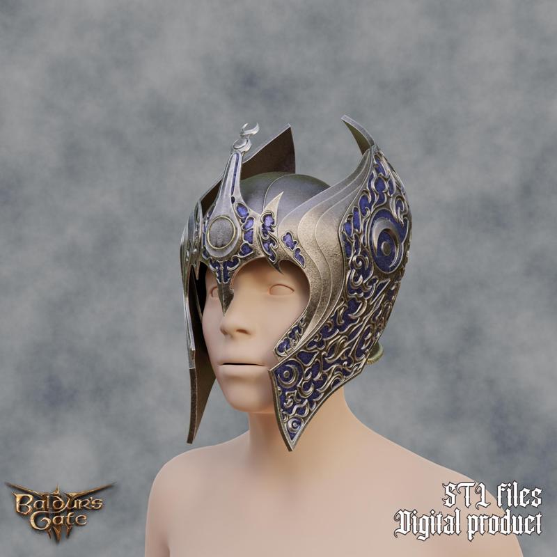 Fantasy Nightsong  Dame Aylin Armor Helmet Baldurs Gate 3