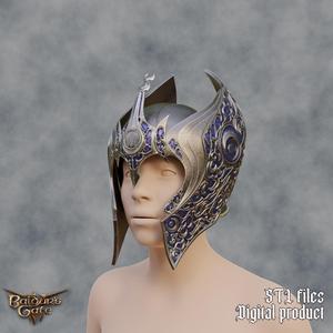 Fantasy Nightsong  Dame Aylin Armor Helmet Baldurs Gate 3