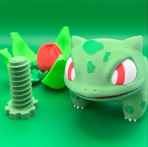 Pokémon – Bulbasaur transforming into Ivysaur