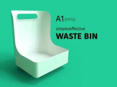 Simple and effective A1 (mini) Waste Bin