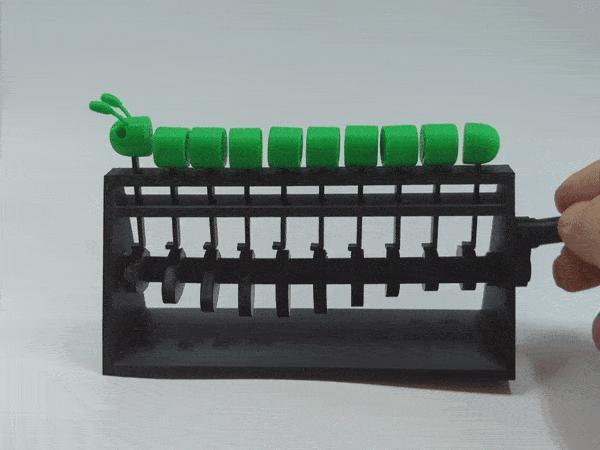 Caterpillar automaton