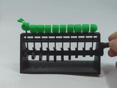 Caterpillar automaton