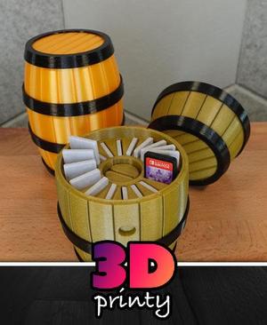 Barrel Storage for Nintendo Switch Game Cartridges