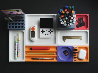 CubeForm - Modular Desk Organization System