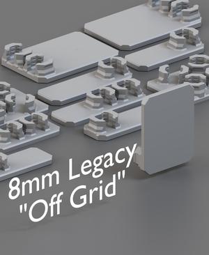 8 mm - Offset Snap - VHB Tape Mount - LEGACY Files