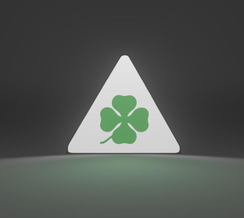 Lightbox Four Leaf Clover