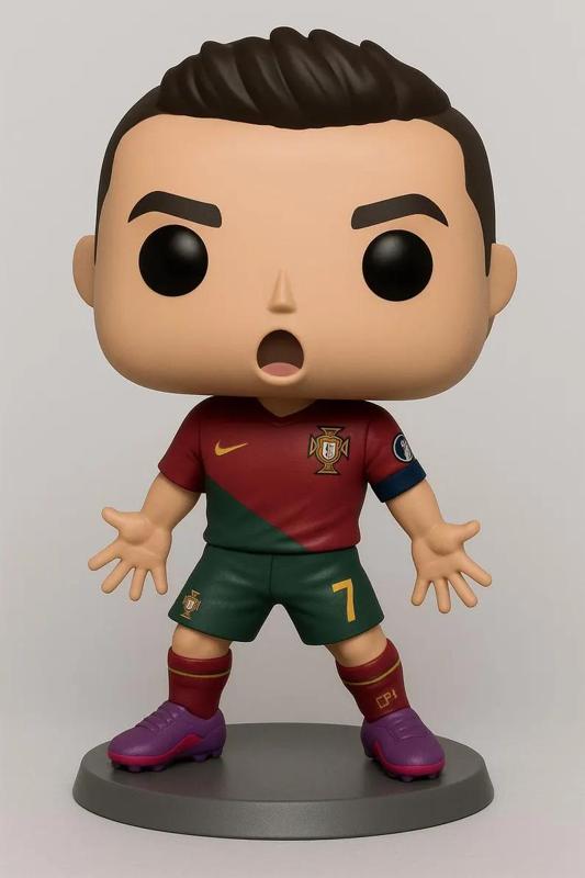 Cristiano Ronaldo Funko Pop Style STL File
