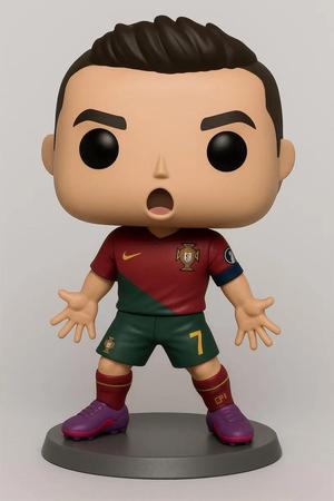 Cristiano Ronaldo Funko Pop Style STL File