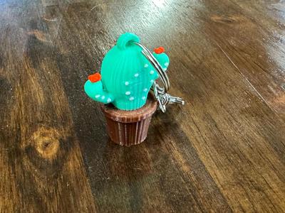 Cactus Planter Keychain
