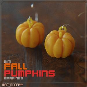 Mini Pumpkin Fall Earrings | Three Variant