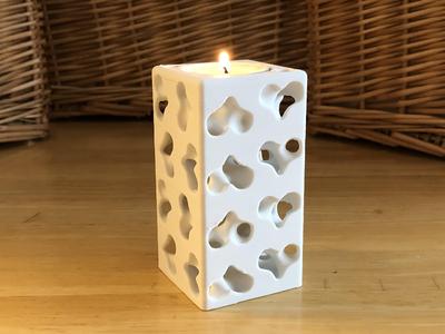 Heartstrings Tealight Holder Square