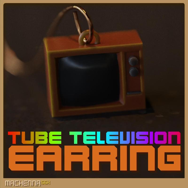 Tube Television Earrings | 80s Retro