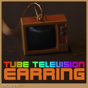 Tube Television Earrings | 80s Retro