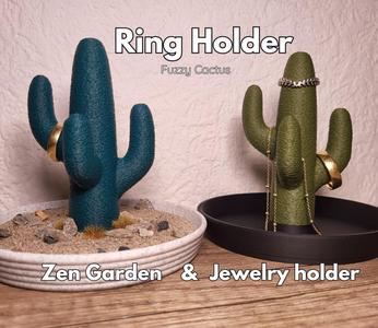 Cactus Ring Holder Zen Garden